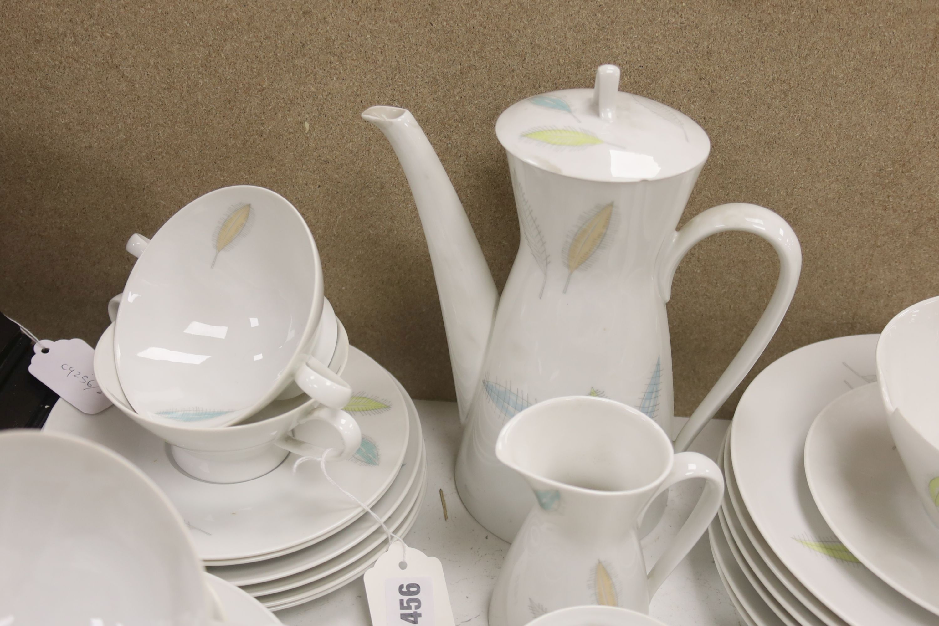 Raymond Loewy for Rosenthal - a leaf design 'Form 2000' dinner and coffee service, 1950s